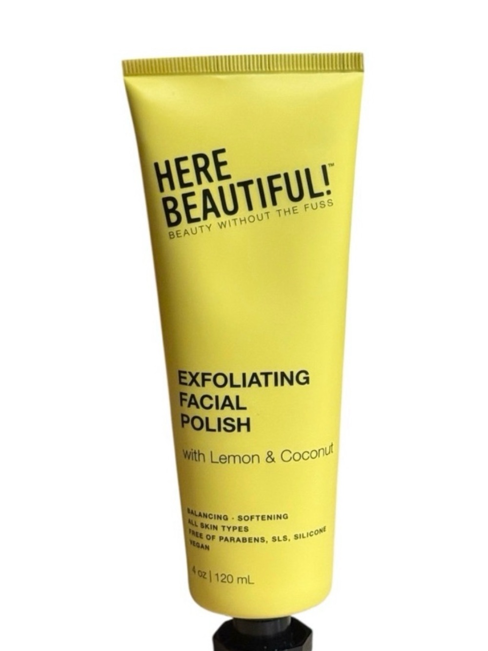 Here Beautiful! Exfoliating Facial Polish - Yellow